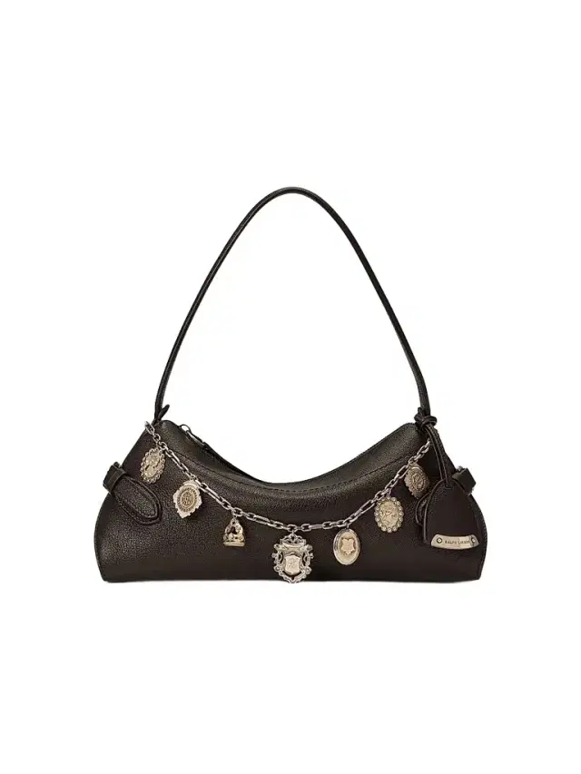 Ralph Lauren Collection Women's The Ralph Charm-Detail Leather Shoulder Bag - Chocolate