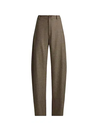 Ralph Lauren Collection Women's Leandre Low-Rise Trousers - Taupe Multi | Thumbnail 1