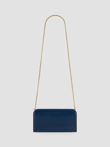 Givenchy Women's Antigona Wallet with Chain in Box Leather - Saphir Blue | Thumbnail 3