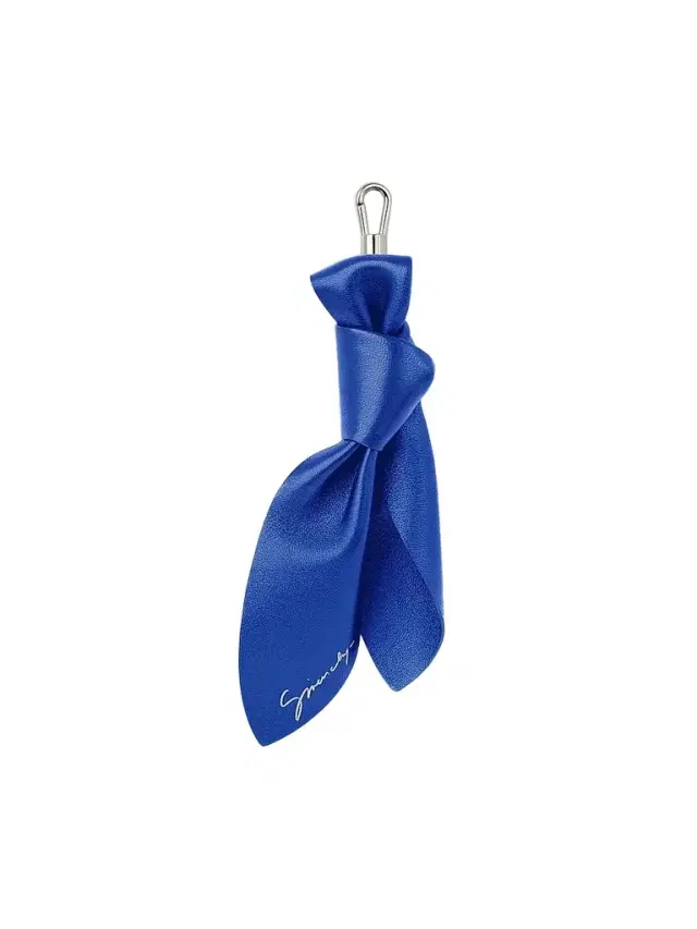 Givenchy Women's Leather Bow Bag Charm - Cobalt Blue