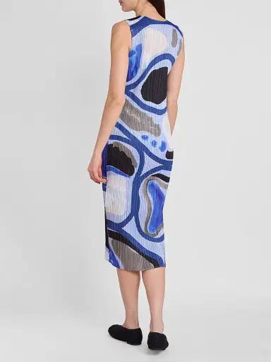 Pleats Please Issey Miyake Women's Roll Printed Plissé Dress | Thumbnail 3 Pleats Please Issey Miyake Women's Roll Printed Plissé Dress | Thumbnail 3