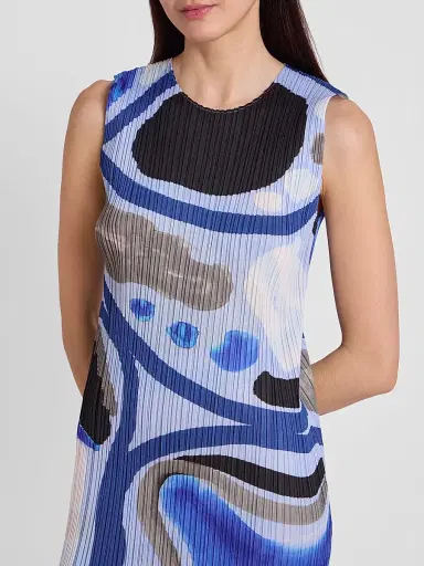 Pleats Please Issey Miyake Women's Roll Printed Plissé Dress | Thumbnail 5 Pleats Please Issey Miyake Women's Roll Printed Plissé Dress | Thumbnail 5