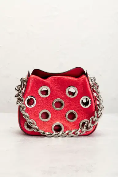Prada Prada Vitello Daino Grommet Shoulder Bag | Thumbnail 2