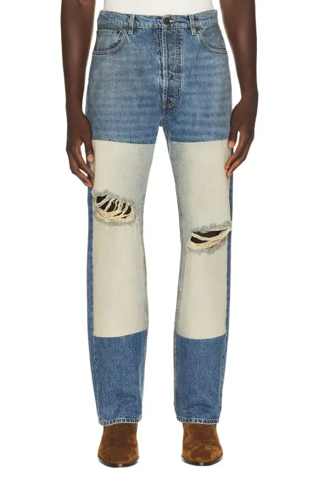 Maison Margiela Cut Out Straight Leg