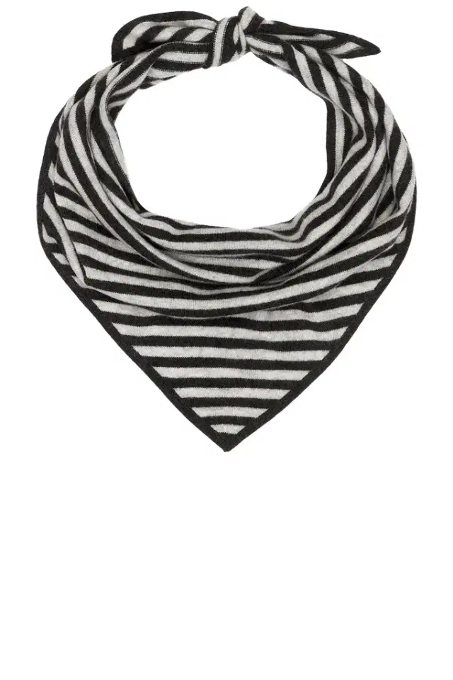 ENZA COSTA Striped Cashmere Bandana