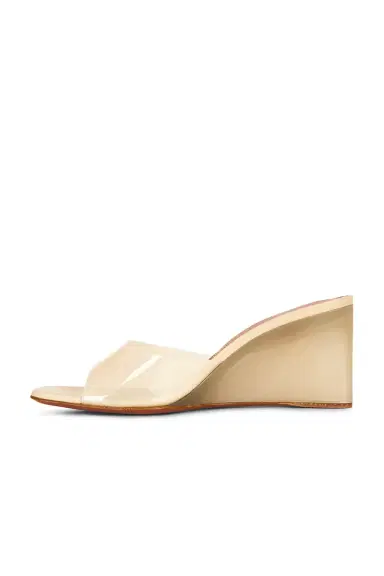 Amina Muaddi Lupita 70 Glass Wedge Sandal | Thumbnail 5