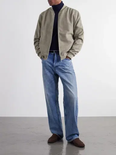 MR P. Wool-Blend Piqué Zip-Up Bomber Jacket - Men | Thumbnail 2