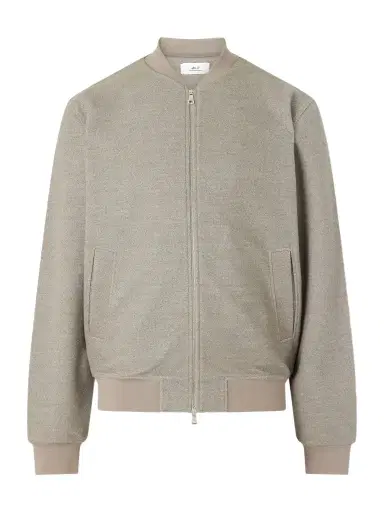 MR P. Wool-Blend Piqué Zip-Up Bomber Jacket - Men | Thumbnail 1