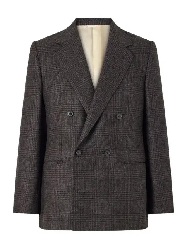 Husbands Double-Breasted Prince Of Wales Merino Wool-Twill Blazer - Men