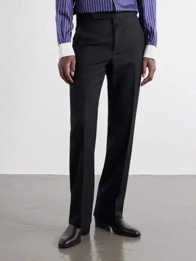 Tom Ford Slim-Leg Wool-Twill Trousers - Men | Thumbnail 3