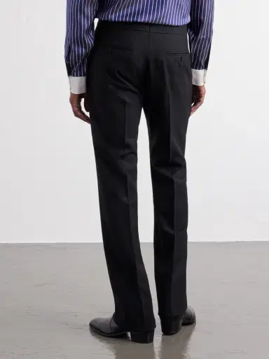Tom Ford Slim-Leg Wool-Twill Trousers - Men | Thumbnail 4