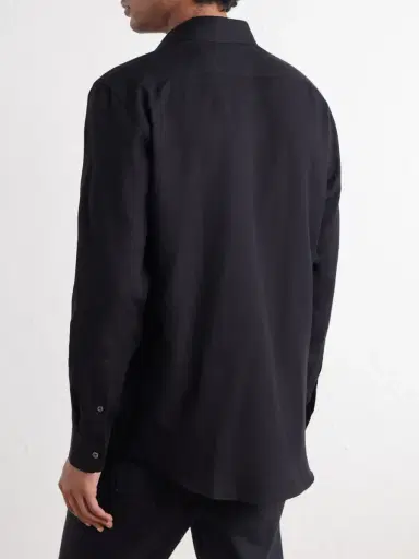 Zegna Cotton and Silk-Blend Twill Shirt - Men | Thumbnail 4