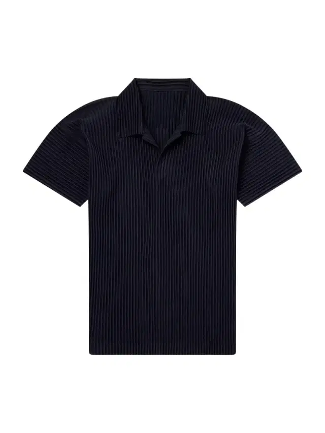 Homme Plissé Issey Miyake Pleated Polo Shirt - Men