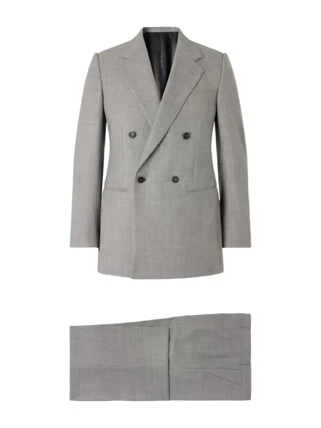 Husbands Double-Breasted Birdseye Wool Suit - Men