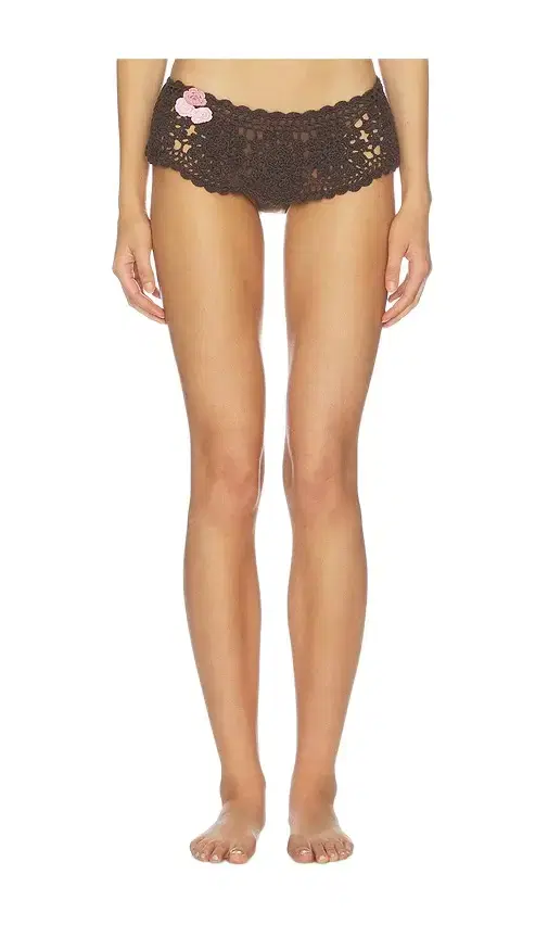 Frankies Bikinis X Devon Lee Carlson Shelly Crochet Bikini Bottom