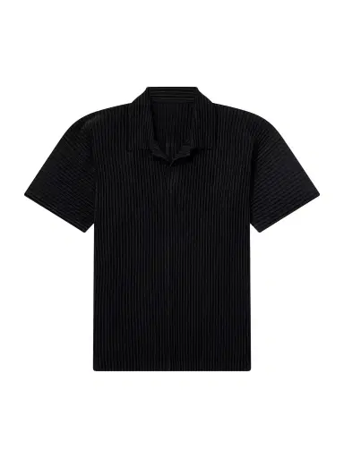 Homme Plissé Issey Miyake Pleated Polo Shirt - Men | Thumbnail 1 Homme Plissé Issey Miyake Pleated Polo Shirt - Men | Thumbnail 1
