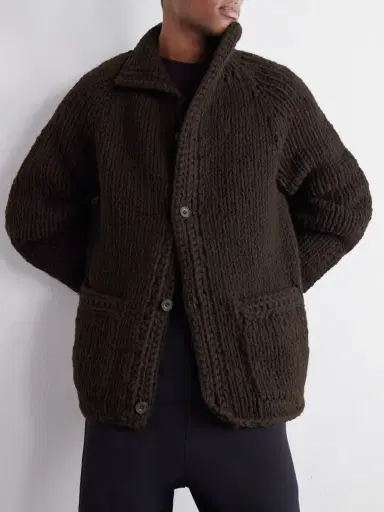 Casey Casey Camille Virgin Wool Cardigan - Men | Thumbnail 5