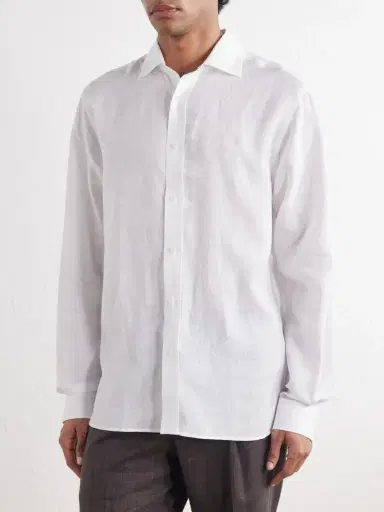 Ralph Lauren Purple Label Halton Linen Shirt - Men | Thumbnail 3 Ralph Lauren Purple Label Halton Linen Shirt - Men | Thumbnail 3