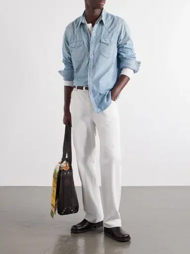 RRL Cotton-Chambray Shirt - Men | Thumbnail 2