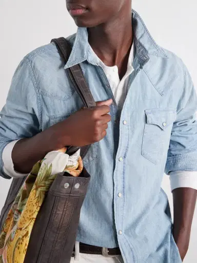 RRL Cotton-Chambray Shirt - Men | Thumbnail 5