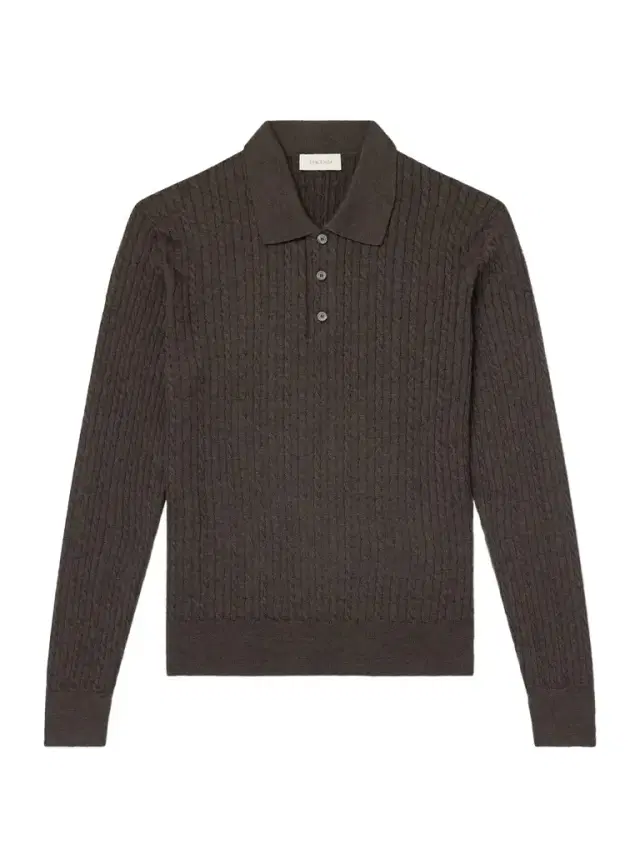 PIACENZA 1733 Cable-Knit Wool, Silk and Cashmere-Blend Polo Sweater - Men