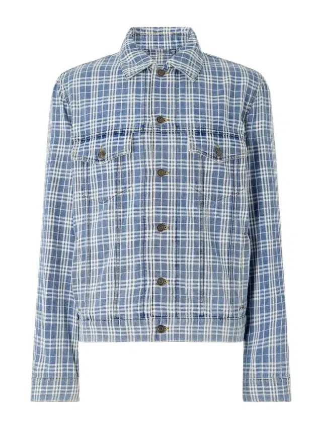Burberry Checked Denim Jacket - Men