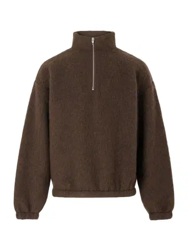 Jil Sander Wool-Blend Brushed Half-Zip Sweater - Men | Thumbnail 1