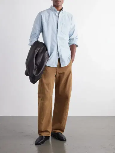 Portuguese Flannel Button-Down Brushed-Cotton Oxford Shirt - Men | Thumbnail 2