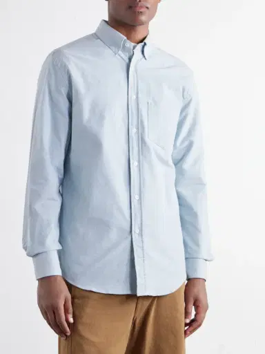 Portuguese Flannel Button-Down Brushed-Cotton Oxford Shirt - Men | Thumbnail 3