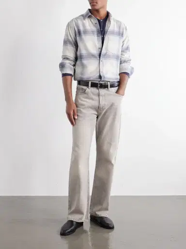 Portuguese Flannel Fonte Checked Cotton-Flannel Shirt - Men | Thumbnail 2