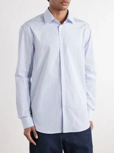 Paul Smith Bengal Striped Cotton-Poplin Shirt - Men | Thumbnail 3