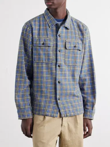 RRL Matlock Checked Cotton-Twill Shirt - Men | Thumbnail 3