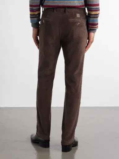 Slowear Straight-Leg Cotton-Blend Corduroy Trousers - Men | Thumbnail 4