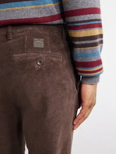 Slowear Straight-Leg Cotton-Blend Corduroy Trousers - Men | Thumbnail 5