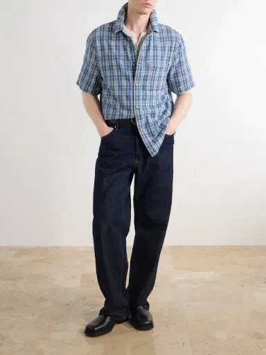 Burberry Logo-Appliquéd Checked Denim Shirt - Men | Thumbnail 2