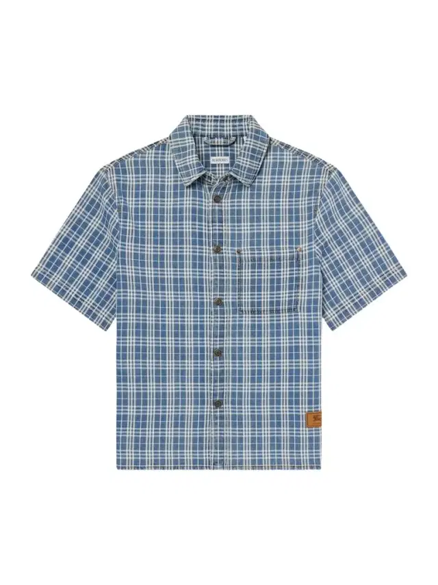 Burberry Logo-Appliquéd Checked Denim Shirt - Men