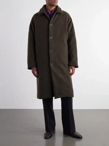 Casey Casey Big Blobby Brushed Cashmere Coat - Men | Thumbnail 3