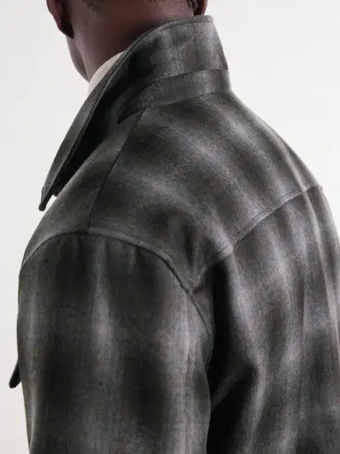 MR P. Checked Virgin Wool Zip-Up Jacket - Men | Thumbnail 5