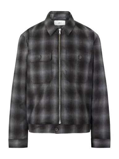 MR P. Checked Virgin Wool Zip-Up Jacket - Men | Thumbnail 1
