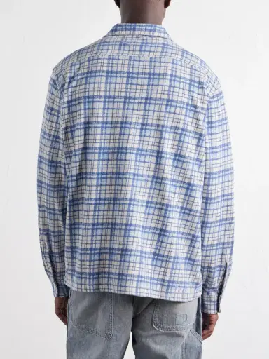 RRL Checked Cotton and Linen-Blend Shirt - Men | Thumbnail 4