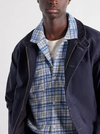 RRL Checked Cotton and Linen-Blend Shirt - Men | Thumbnail 5