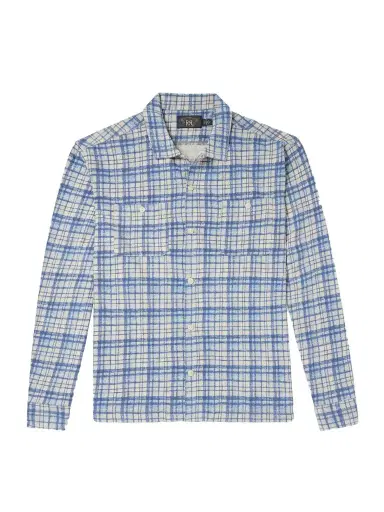 RRL Checked Cotton and Linen-Blend Shirt - Men | Thumbnail 1