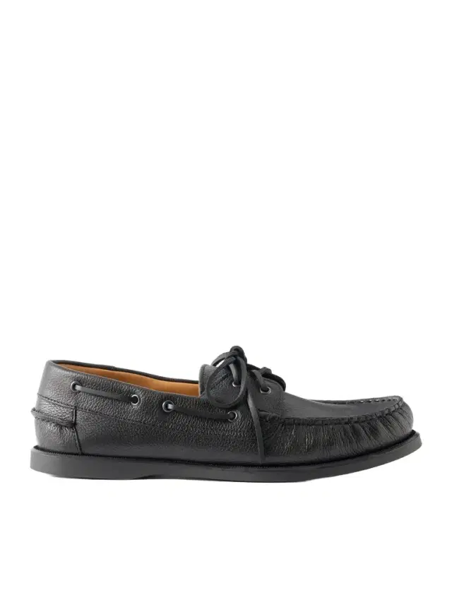 MR P. Full-Grained Leather Boat Shoes - Men