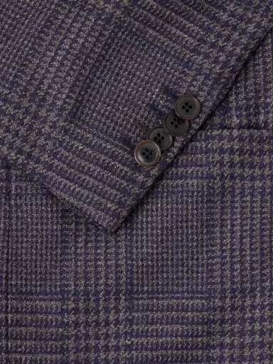 Paul Smith Prince of Wales Wool and Silk-Blend Suit Jacket - Men | Thumbnail 2