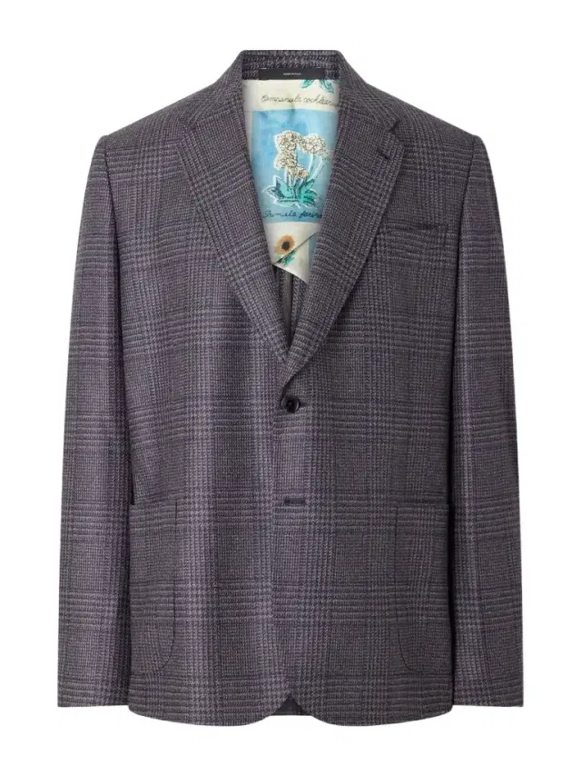 Paul Smith Prince of Wales Wool and Silk-Blend Suit Jacket - Men