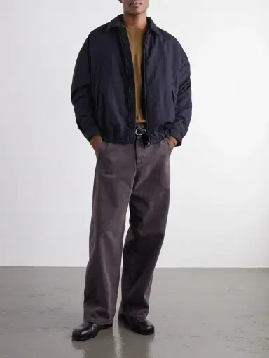Casey Casey Meaux Cotton and Linen-Blend Zip-Up Blouson Jacket - Men | Thumbnail 2