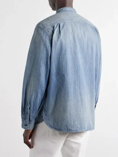 RRL Tombstone Washed Denim Shirt - Men | Thumbnail 4