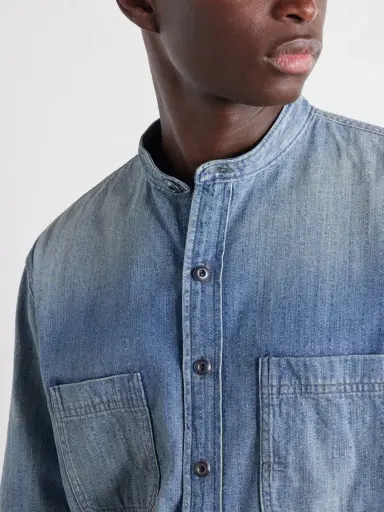 RRL Tombstone Washed Denim Shirt - Men | Thumbnail 5
