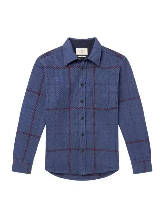 Portuguese Flannel Upper Checked Cotton-Woven Overshirt - Men