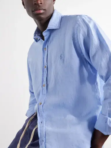 Polo Ralph Lauren Logo-Embroidered Linen Shirt - Men | Thumbnail 5 Polo Ralph Lauren Logo-Embroidered Linen Shirt - Men | Thumbnail 5